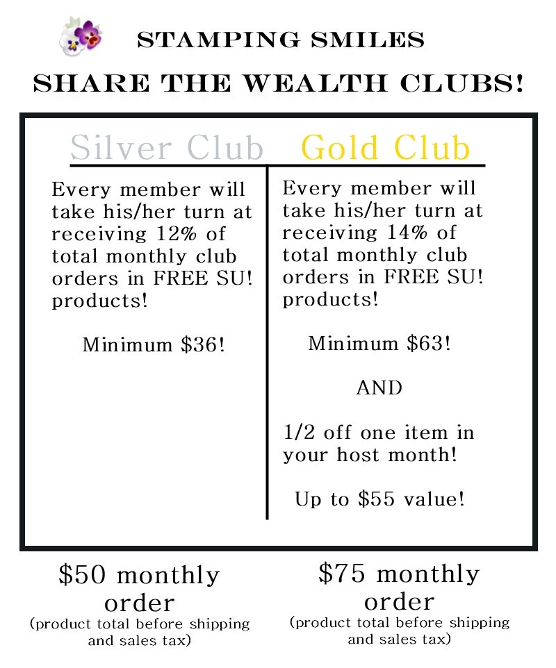 Share the Wealth Silver and Gold Club Comparison Chart-001